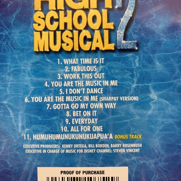 Disney High School Musical 2 - Disney Origianl Soundtrack CD - Picture 5 of 9